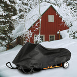 Maxbell Snow Sled Shield Rain Snow Cover Protector Outdoor Snowmobile Travel Covers Black 145x51x48cm