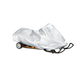 Maxbell Snow Sled Shield Rain Snow Cover Protector Outdoor Snowmobile Travel Covers Argent 292x130x121cm