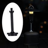 Maxbell Lantern Gas Tank Bracket Fishing Outdoor Lighting Camping Gas Tank Adapter Black
