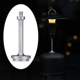 Maxbell Lantern Gas Tank Bracket Fishing Outdoor Lighting Camping Gas Tank Adapter Argent