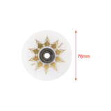 Maxbell Inline Roller Skate Wheel Indoor Outdoor for Scooters Luggage Wheel Practice White Aureate