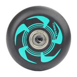 Maxbell Inline Roller Skate Wheel Indoor Outdoor for Scooters Luggage Wheel Practice Blue Black