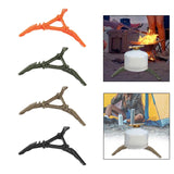 Maxbell Portable Gas Tank Bracket Bottle Shelf Stove Tools Foldable for BBQ Fishing Orange