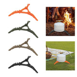 Maxbell Portable Gas Tank Bracket Bottle Shelf Stove Tools Foldable for BBQ Fishing Orange