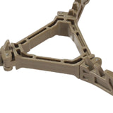 Maxbell Portable Gas Tank Bracket Bottle Shelf Stove Tools Foldable for BBQ Fishing Khaki