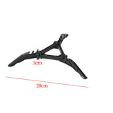 Maxbell Portable Gas Tank Bracket Bottle Shelf Stove Tools Foldable for BBQ Fishing Black