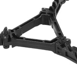 Maxbell Portable Gas Tank Bracket Bottle Shelf Stove Tools Foldable for BBQ Fishing Black