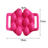 Maxbell Snow Maker Clamp Winter with Handle Snowball Making Clip for Kids Boys Girls Pink
