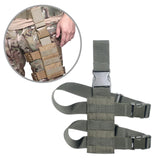 Maxbell Mini Drop Leg Pouch Panel Portable Casual Nylon for Hiking Camping Cosplay Green