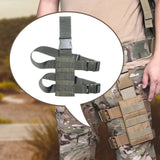 Maxbell Mini Drop Leg Pouch Panel Portable Casual Nylon for Hiking Camping Cosplay Green
