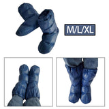 Maxbell Down Slippers Feet Cover Socks Hiking Camp Tent Winter Warm Bootie Shoes M