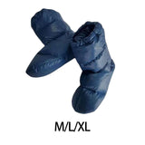 Maxbell Down Slippers Feet Cover Socks Hiking Camp Tent Winter Warm Bootie Shoes M