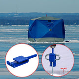Maxbell Sturdy Ice Anchor Power Drill Adapter with Storage Bag for Tent Peg Anchors