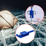 Maxbell Sturdy Ice Anchor Power Drill Adapter with Storage Bag for Tent Peg Anchors