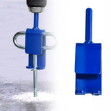 Maxbell Sturdy Ice Anchor Power Drill Adapter with Storage Bag for Tent Peg Anchors