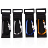 Maxbell Multifunctional Loop Tie Down Straps with Carabiner Bike Handlebar Workout Blue