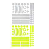 Maxbell Reflective Stickers Tape Waterproof for Automotive Scooter Mountain Bike White