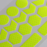 Maxbell Reflective Stickers Tape Waterproof for Automotive Scooter Mountain Bike Yellow