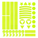 Maxbell Reflective Stickers Tape Waterproof for Automotive Scooter Mountain Bike Yellow