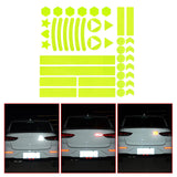 Maxbell Reflective Stickers Tape Waterproof for Automotive Scooter Mountain Bike Yellow