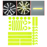 Maxbell Reflective Stickers Tape Waterproof for Automotive Scooter Mountain Bike Yellow