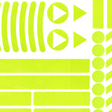 Maxbell Reflective Stickers Tape Waterproof for Automotive Scooter Mountain Bike Yellow