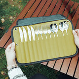 Maxbell Outdoor Camping Tableware Set Picnic Activities Supplies Organizer Travel