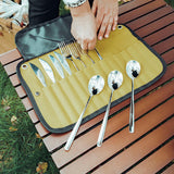 Maxbell Outdoor Camping Tableware Set Picnic Activities Supplies Organizer Travel