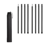 Maxbell Tent Poles Canopy Pole Telescopic Tarp Poles for Tarp Camping Tent Hiking Black