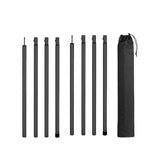 Maxbell Tent Poles Canopy Pole Telescopic Tarp Poles for Tarp Camping Tent Hiking Black