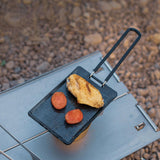 Maxbell Mini Grill Pan Portable Barbecue Non Stick Stovetop Plate for Picnic