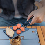 Maxbell Mini Grill Pan Portable Barbecue Non Stick Stovetop Plate for Picnic