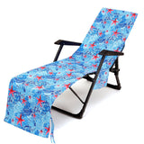 Maxbell Lounge Chair Cover Microfiber Towel for Pool Sunbathing Outdoor Accessories style B