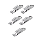 Maxbell 5x Fishing Earthworm Live Maggots Clip Stainless Steel Fishing Tools
