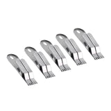 Maxbell 5x Fishing Earthworm Live Maggots Clip Stainless Steel Fishing Tools