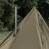 Maxbell Tent Flue Bracket Adjustable Heat Resistant Fireproof for BBQ Tent Accessory