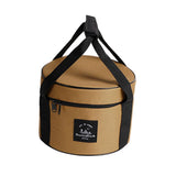 Maxbell Large Capacity Camping Bag Portable Wear Resistant Outdoor for Garden Garage Hiking Khaki Large