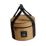 Maxbell Large Capacity Camping Bag Portable Wear Resistant Outdoor for Garden Garage Hiking Khaki Large