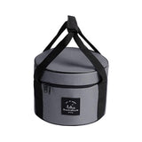 Maxbell Large Capacity Camping Bag Portable Wear Resistant Outdoor for Garden Garage Hiking Gray Medium