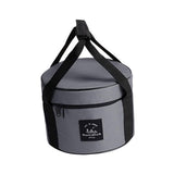 Maxbell Large Capacity Camping Bag Portable Wear Resistant Outdoor for Garden Garage Hiking Gray Large