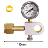 Maxbell Quick Connect Adaptor Bottle Outdoor Refill Durable Soda Supplies with Clock, CGA320