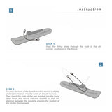 Maxbell Snow Sledge Board Snow Scooter Universal for Baby Stroller Balance Bikes