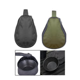 Maxbell Camping Bowl Storage Bag Oxford Cloth Carrying Bag Case for Backpacking Black