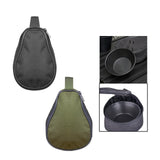 Maxbell Camping Bowl Storage Bag Oxford Cloth Carrying Bag Case for Backpacking Black