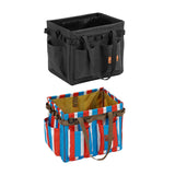 Maxbell Camping Storage Bag Tool Organizer Barbecue with Carry Handles Utility Tote Black