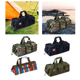 Maxbell Tent Stakes Storage Bag Camping Tent Pegs Pouch for Garden Backpacking Multicolor