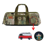 Maxbell Tent Stakes Storage Bag Camping Tent Pegs Pouch for Garden Backpacking Multicolor