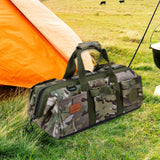 Maxbell Tent Stakes Storage Bag Camping Tent Pegs Pouch for Garden Backpacking Multicolor