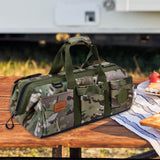 Maxbell Tent Stakes Storage Bag Camping Tent Pegs Pouch for Garden Backpacking Multicolor