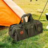 Maxbell Tent Stakes Storage Bag Camping Tent Pegs Pouch for Garden Backpacking Green